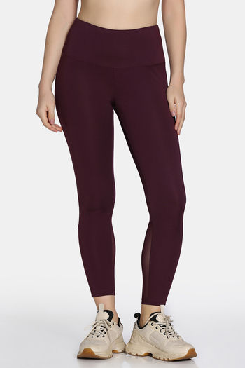 Buy Zelocity Quick Dry Gym Leggings - Fig